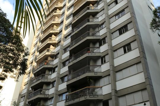 Fachada do Prédio de apartamento à venda com 4 quartos, 160m² em Vila Andrade, São Paulo