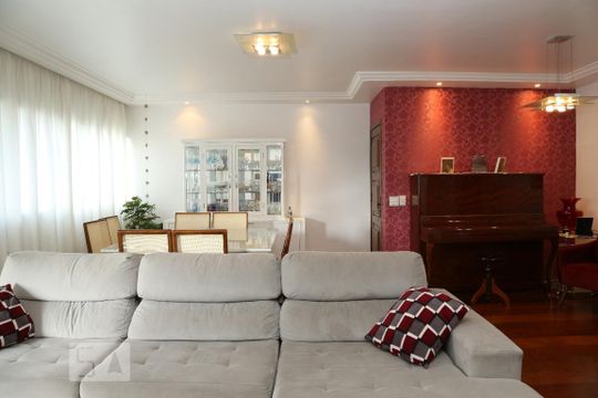 Sala de apartamento à venda com 4 quartos, 160m² em Vila Andrade, São Paulo