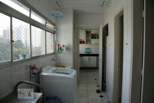 Área de Serviço de apartamento à venda com 4 quartos, 160m² em Vila Andrade, São Paulo