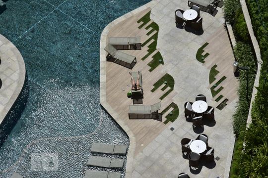 Área comum - Piscina de apartamento à venda com 2 quartos, 107m² em Barra da Tijuca, Rio de Janeiro