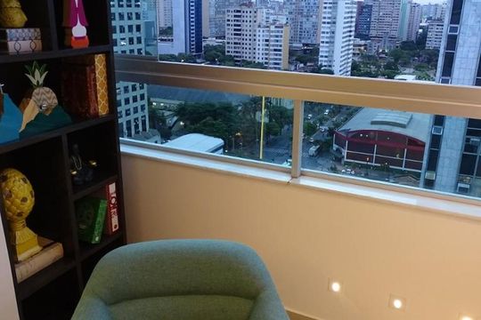 Varanda de apartamento para alugar com 1 quarto, 43m² em Centro, Belo Horizonte