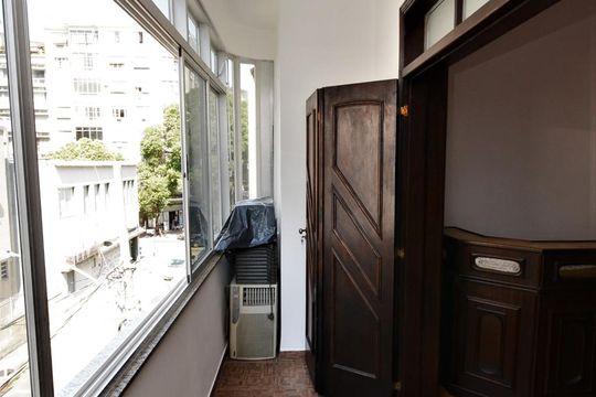 Varanda da Sala de apartamento à venda com 3 quartos, 120m² em Botafogo, Rio de Janeiro