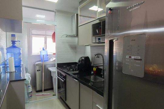 Cozinha de apartamento à venda com 2 quartos, 72m² em Cidade Miramar, São Bernardo do Campo