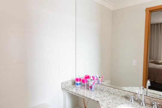 Banheiro da Suíte de apartamento à venda com 2 quartos, 72m² em Cidade Miramar, São Bernardo do Campo