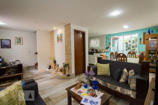 Sala de casa de condomínio à venda com 3 quartos, 137m² em Bosque da Saúde, São Paulo