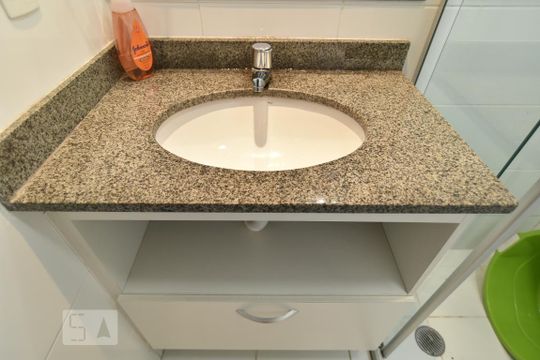Banheiro da suite - gabinete e pia de apartamento para alugar com 3 quartos, 70m² em Vila Formosa, São Paulo
