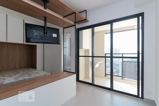 Cozinha de kitnet/studio para alugar com 1 quarto, 28m² em Vila Yara, Osasco