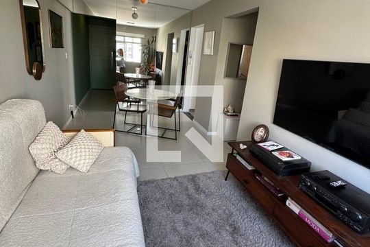 Sala de apartamento à venda com 1 quarto, 49m² em Vila Nova Conceição, São Paulo