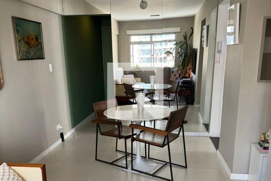Sala de apartamento à venda com 1 quarto, 49m² em Vila Nova Conceição, São Paulo