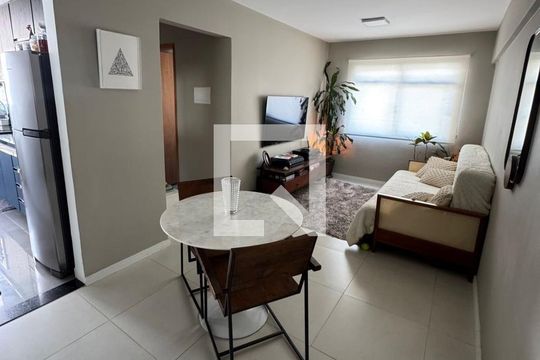 Sala de apartamento à venda com 1 quarto, 49m² em Vila Nova Conceição, São Paulo