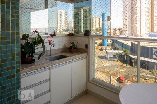 Varanda de apartamento à venda com 4 quartos, 108m² em Norte (águas Claras), Brasília