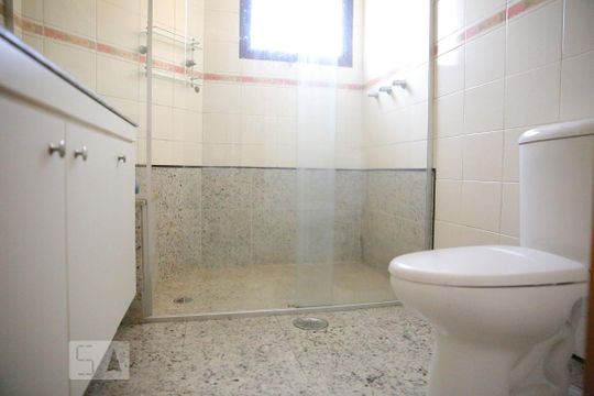 Banheiro Quarto 3 - Suíte de apartamento à venda com 3 quartos, 152m² em Bosque da Saúde, São Paulo