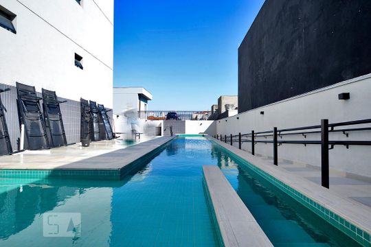 Área comum - Piscina de kitnet/studio à venda com 1 quarto, 36m² em Bom Retiro, São Paulo