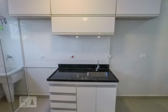 Cozinha de casa para alugar com 1 quarto, 37m² em Vila Clementino, São Paulo