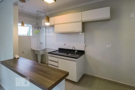 Cozinha de casa para alugar com 1 quarto, 37m² em Vila Clementino, São Paulo