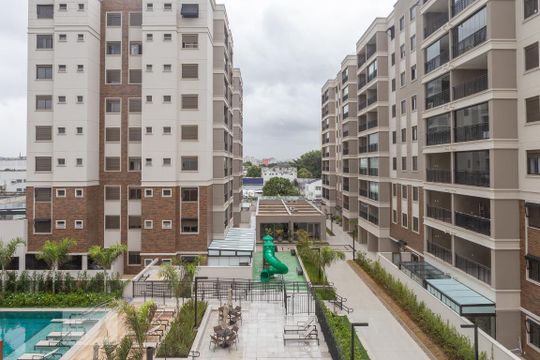 Vista da Varanda Gourmet de apartamento à venda com 2 quartos, 68m² em Água Branca, São Paulo