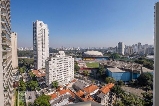 Quarto - Varanda Vista de apartamento à venda com 1 quarto, 41m² em Paraiso, São Paulo