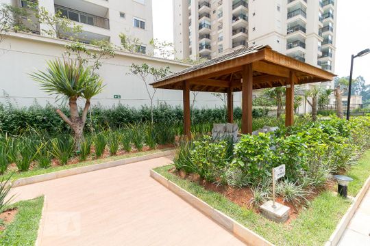 Área de contemplação de apartamento para alugar com 3 quartos, 86m² em Jardim Flor da Montanha, Guarulhos