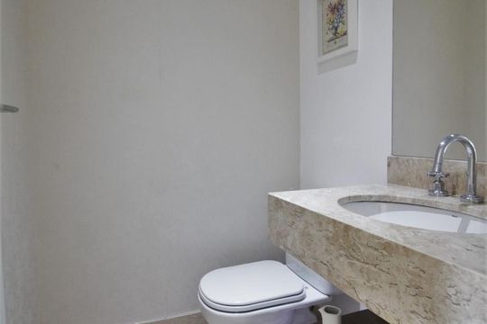 Lavabo de apartamento para alugar com 1 quarto, 59m² em Jardim Leonor, São Paulo