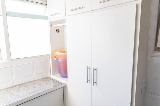 Área de serviço de apartamento para alugar com 2 quartos, 70m² em Cambuci, São Paulo