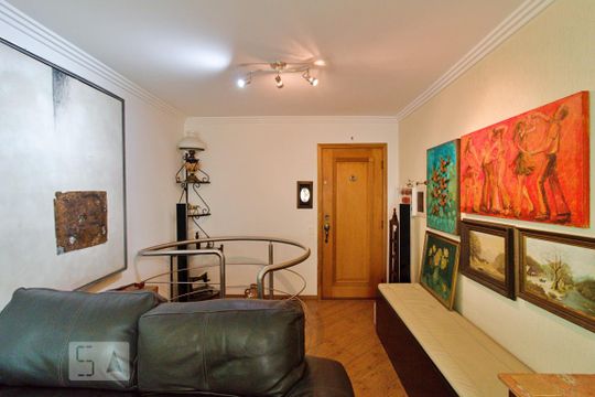 Sala de apartamento para alugar com 3 quartos, 95m² em Vila Andrade, São Paulo