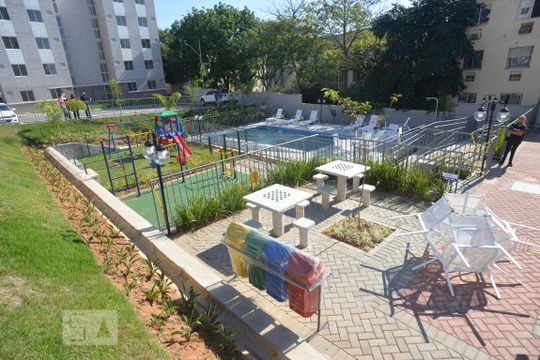 Área comum de apartamento para alugar com 2 quartos, 45m² em Campo Grande, Rio de Janeiro