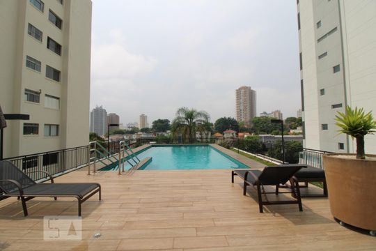 Área comum de kitnet/studio para alugar com 1 quarto, 35m² em Campo Belo, São Paulo