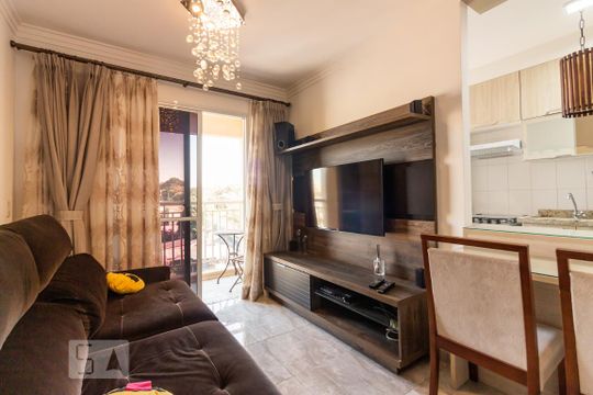 Sala de apartamento à venda com 2 quartos, 57m² em Santo Antônio, Osasco