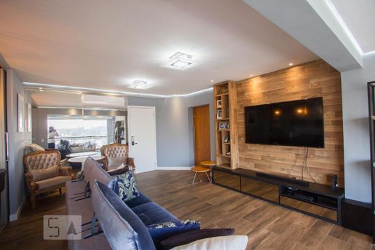 Sala de apartamento para alugar com 2 quartos, 108m² em Cidade Monções, São Paulo