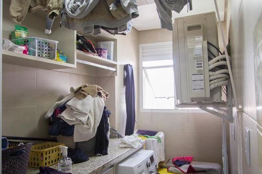 Área de Serviço de apartamento para alugar com 2 quartos, 108m² em Cidade Monções, São Paulo