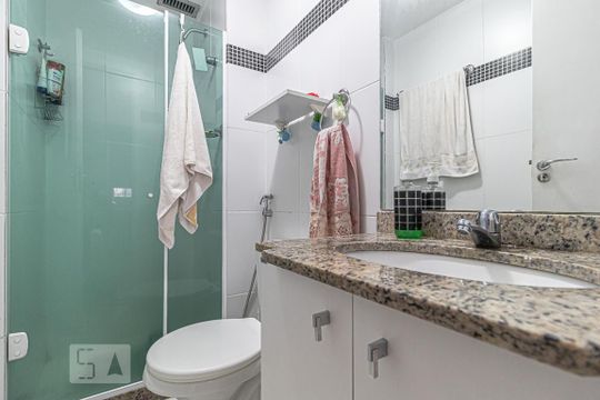 Banheiro Social de apartamento para alugar com 4 quartos, 120m² em Pechincha, Rio de Janeiro