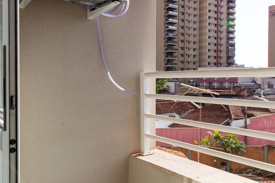Varanda de apartamento para alugar com 1 quarto, 41m² em Centro, Ribeirão Preto