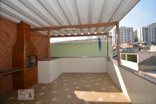 Área de Serviço - Churrasqueira de apartamento para alugar com 3 quartos, 78m² em Rocha, Rio de Janeiro