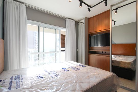 Apartamento para alugar com 1 quarto, 25m² em Indianópolis, São Paulo