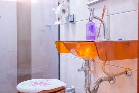 Banheiro Social de casa à venda com 3 quartos, 130m² em Mauá, São Caetano do Sul