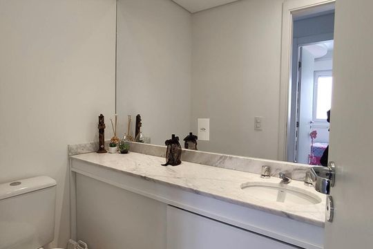 Banheiro 2 de apartamento para alugar com 2 quartos, 76m² em Marechal Rondon, Canoas