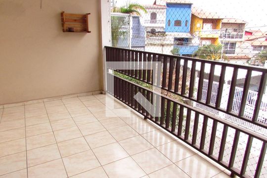Varanda da Sala de casa para alugar com 4 quartos, 290m² em Jardim Santa Rosa, Taboão da Serra