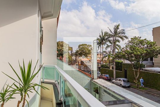 Varanda da Sala de casa à venda com 3 quartos, 195m² em Vila Assunção, Santo André