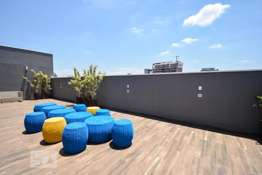 Área comum de apartamento para alugar com 1 quarto, 24m² em Jardim Paulistano, São Paulo