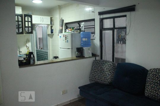 Sala e Cozinha de apartamento à venda com 3 quartos, 70m² em Liberdade, São Paulo