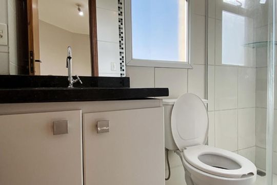 Banheiro do Quarto 2 de apartamento para alugar com 2 quartos, 64m² em Jardim Goncalves, Sorocaba