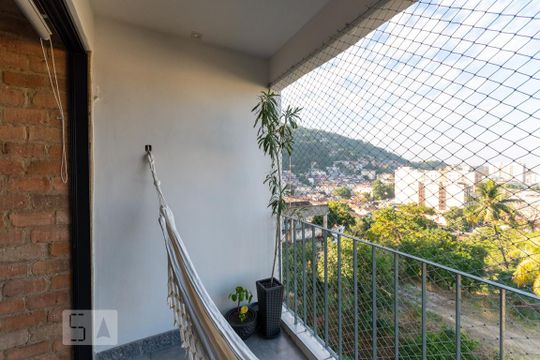 Varanda da Sala de apartamento para alugar com 2 quartos, 62m² em Vila Isabel, Rio de Janeiro