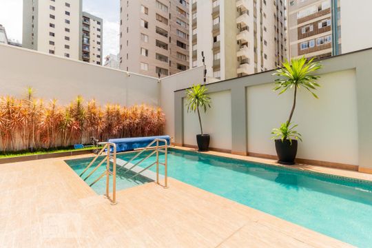 Piscina de kitnet/studio à venda com 1 quarto, 40m² em Bela Vista, São Paulo