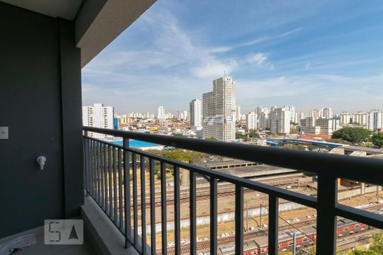 Varanda / Área de Serviço de kitnet/studio para alugar com 1 quarto, 25m² em Belenzinho, São Paulo