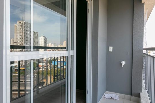 Varanda / Área de Serviço de kitnet/studio para alugar com 1 quarto, 25m² em Belenzinho, São Paulo