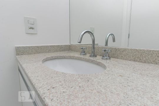 Banheiro - Pia de kitnet/studio para alugar com 1 quarto, 25m² em Belenzinho, São Paulo