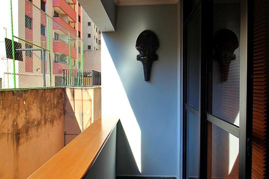 Varanda da Sala de apartamento à venda com 2 quartos, 97m² em Vila Gilda, Santo André