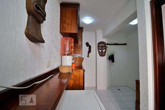 Área de Serviço de apartamento à venda com 2 quartos, 97m² em Vila Gilda, Santo André