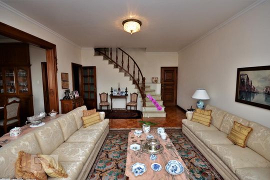 Sala 1 de apartamento à venda com 3 quartos, 277m² em Laranjeiras, Rio de Janeiro