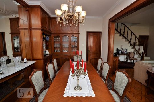 Sala de Jantar de apartamento à venda com 3 quartos, 277m² em Laranjeiras, Rio de Janeiro